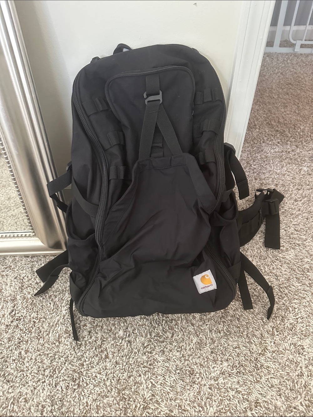 Carhartt Black Tactical-Style Backpack